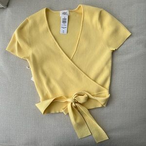 Wilfred Sweater Wrap Top NWT